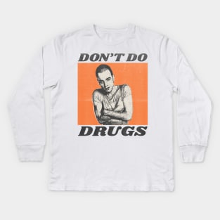 don't do drugs vintage art Kids Long Sleeve T-Shirt